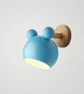 Nordic Mickey Wandlamp – Designlamp voor Slaapkamer, Hal & Kinderkamer - wandlamp & tafellamp - materiaaldetail