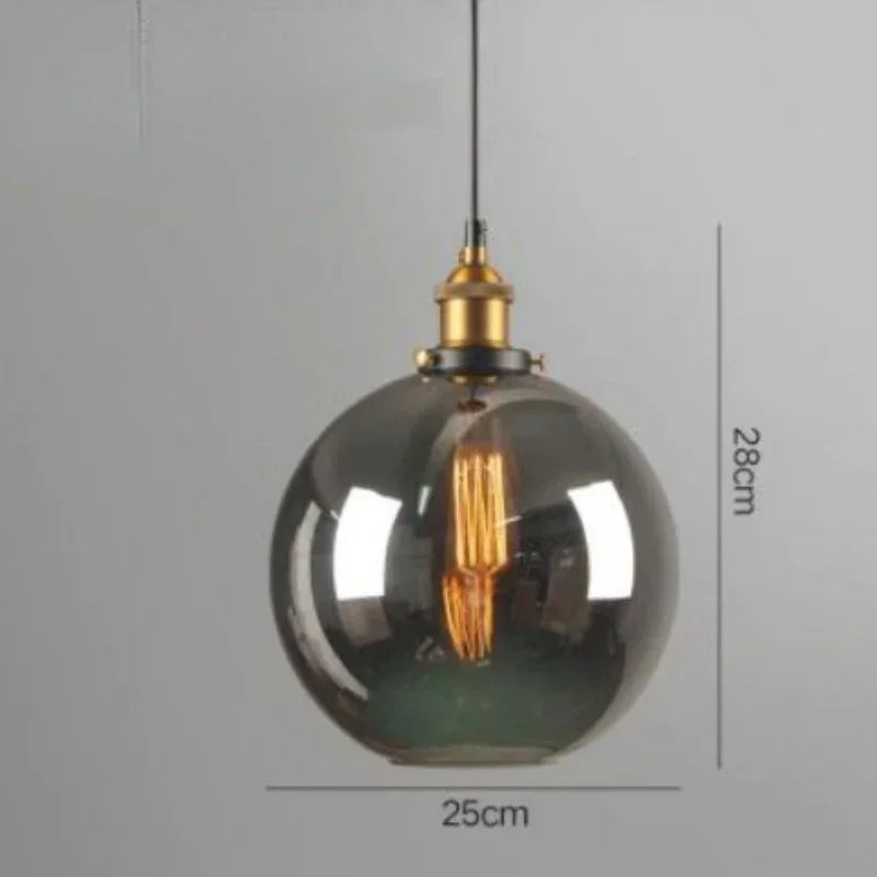 NordicLoom – Moderne Loft Hanglamp met Glas