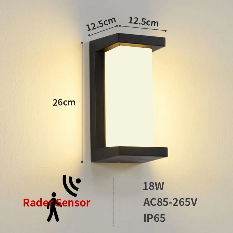RAINFORCE IP65 LED Buitenwandlamp