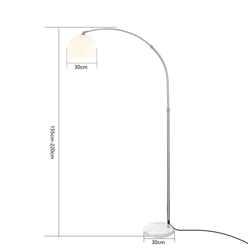 SeoulGlow Elegante LED Vloerlamp - vloerlamp - afmetingen
