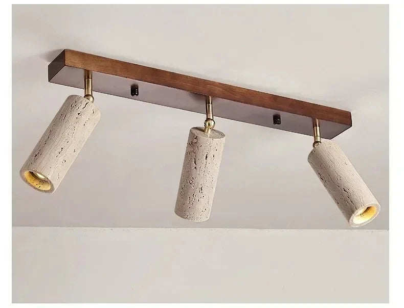 Travertin Plafondlamp - plafondlamp