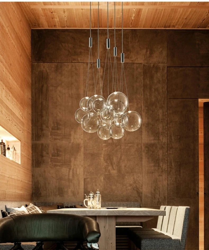Luxe Glazen Bol Hanglamp - hanglampen
