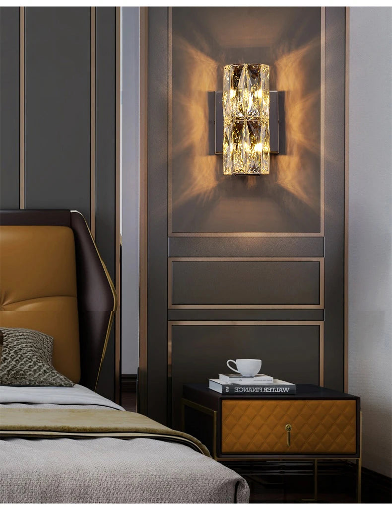 Moderne Luxe Kristallen Wandlamp - wandlamp