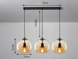 Aurora Glass Pendant Light
