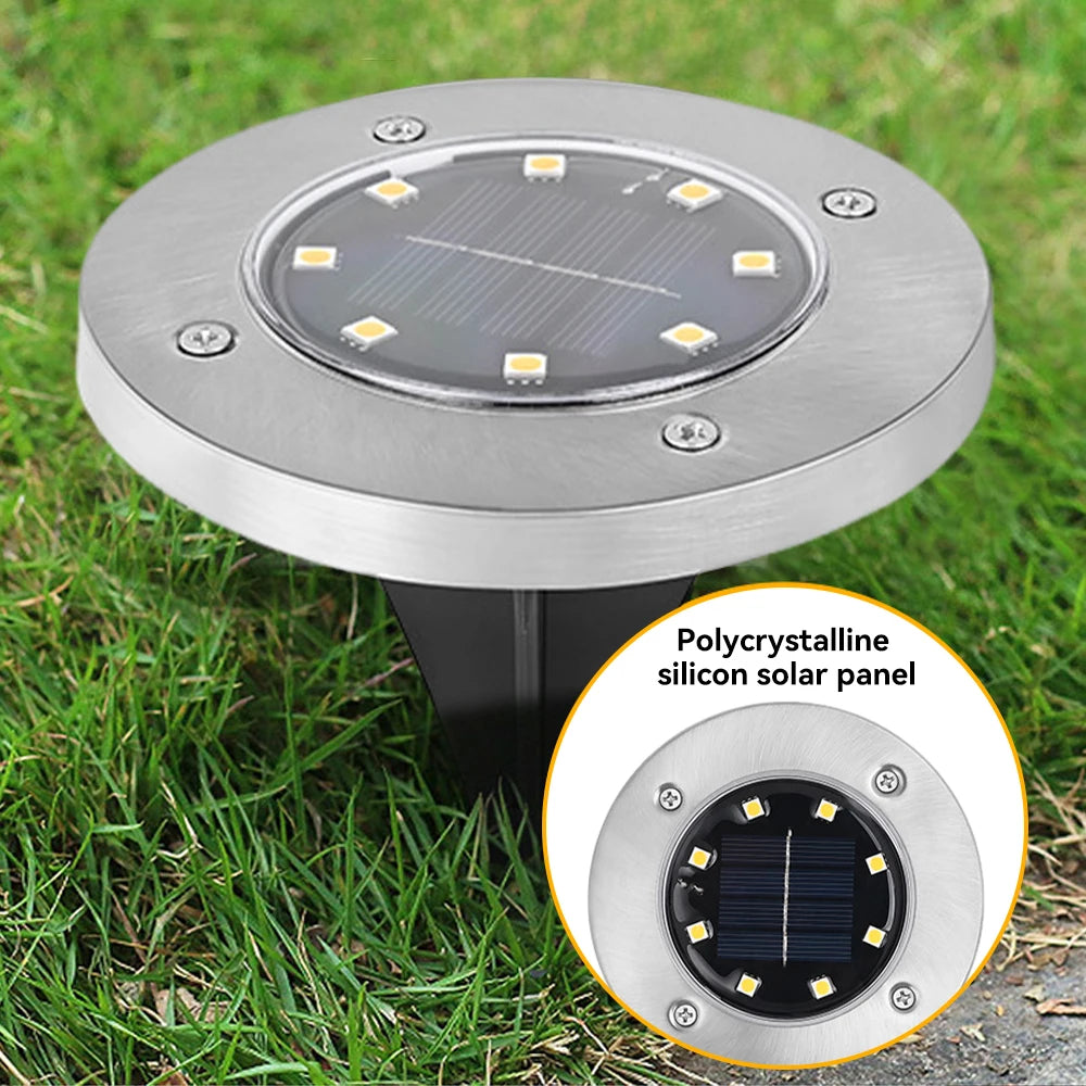 SunStep Solar LED Grondspots – 4-delige Set - buitenverlichting - verlicht