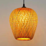 ZenWeave Bamboe Hanglamp – Handgeweven Oosterse Stijl voor Huis en Restaurant