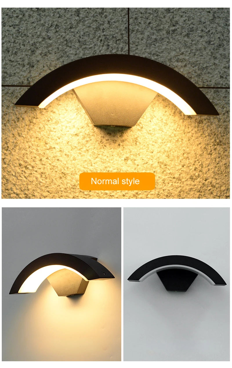 LUXGUARD Slim PIR Buitenlamp - buitenverlichting - afmetingen