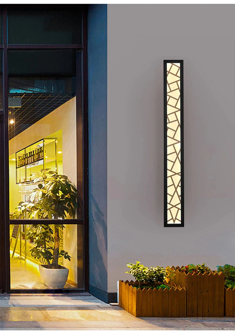 LineaLux IP65 – Minimalistische Outdoor Wandlamp | Waterdichte LED Verlichting voor Tuin, Villa & Veranda