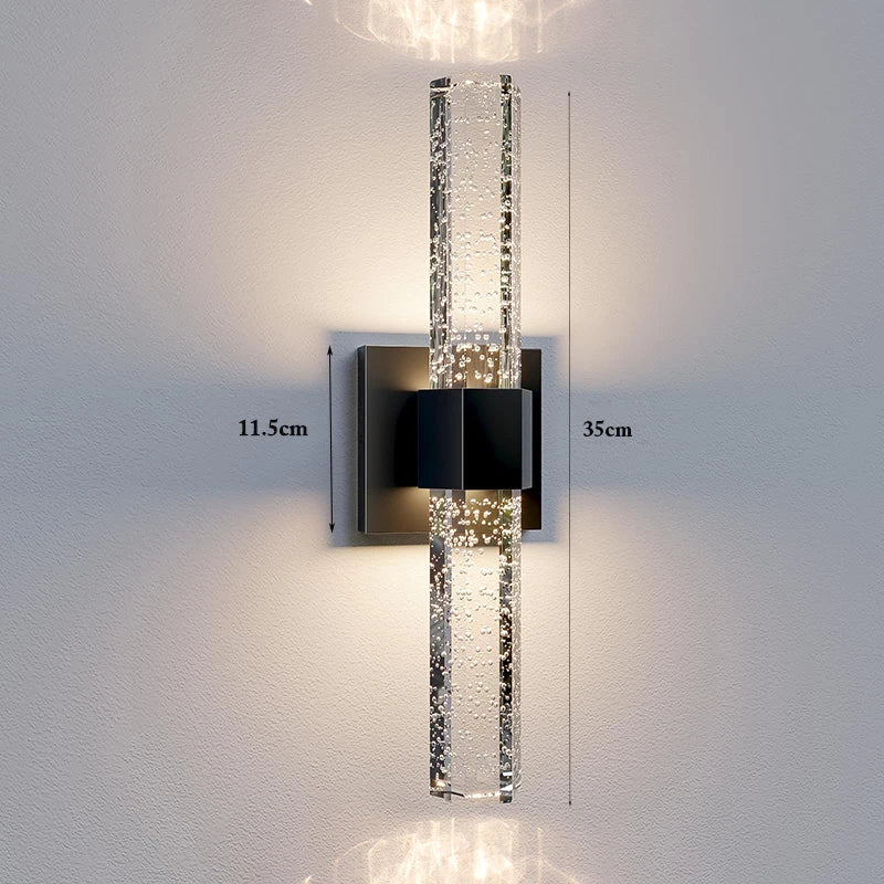 AuroraLux Bubble Wandlamp – Luxe Gouden LED
