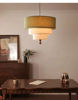 Boho Green Fabric Hanglamp