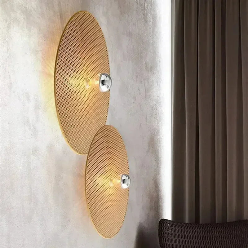 RattanHikari Handgemaakte Japanse Bamboe Wandlamp - wandlamp - in de kamer