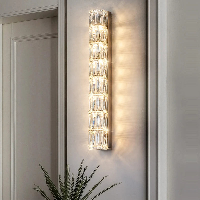 Moderne Luxe Kristallen Wandlamp - wandlamp - detail