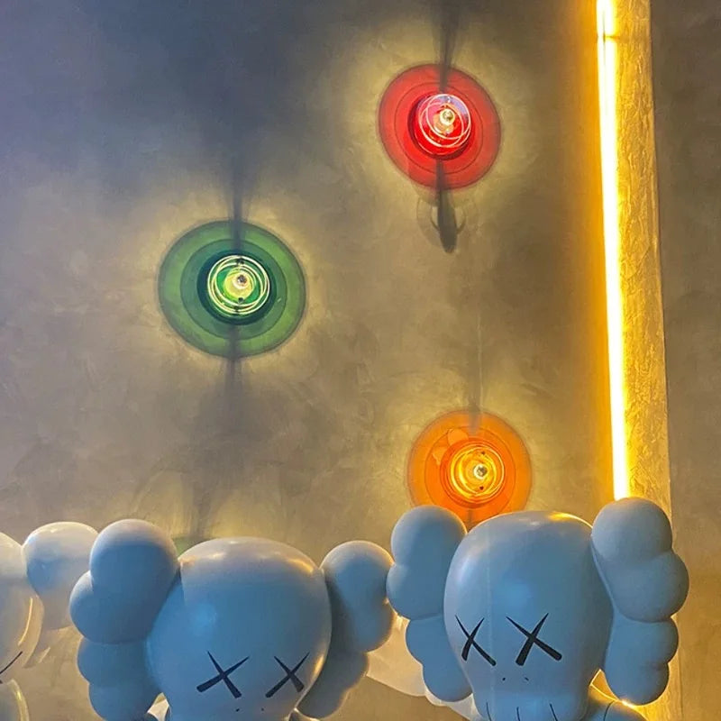 LunaBau Nordic Bauhaus UFO Wandlamp - wandlamp - close-up