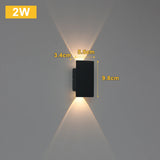 LumaShield Duo – LED Wandlamp Zwart & Wit