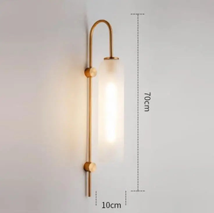 Luminara Nordic Glass Pendant Light - hanglampen - zijaanzicht