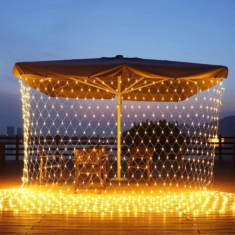 LumiGrid Net LED String Lights - buitenverlichting - detail