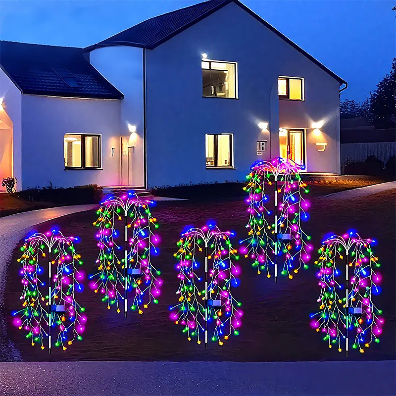 SolFire Solar LED kerstverlichting - buitenverlichting - zijaanzicht