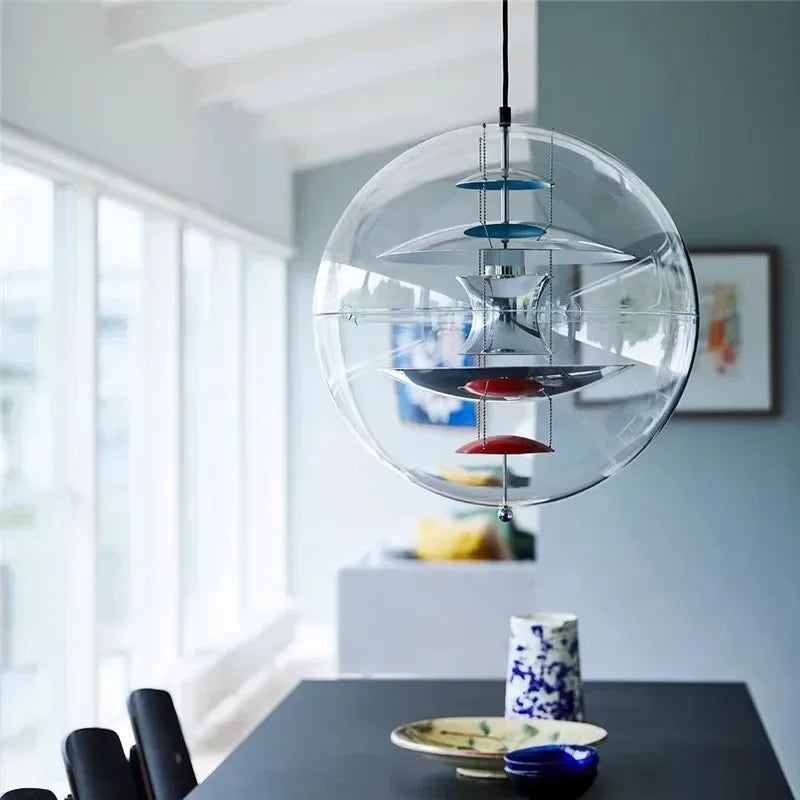 StellarGlow Nordic Planeet Kroonluchter - hanglampen - in de kamer