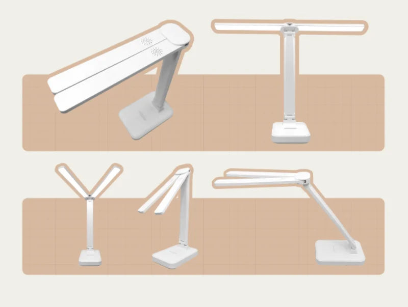 LumoFlex – Oplaadbare LED Bureaulamp met Touchbediening & Vouwbaar Design - tafellampen - detail