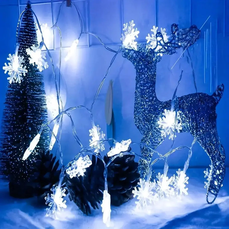 FrostLume LED Sneeuwvlok Slingerlicht