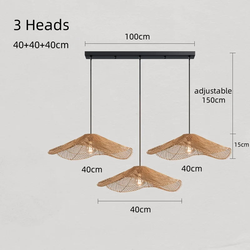 Handgemaakte Rotan Hanglamp - hanglampen - verlicht