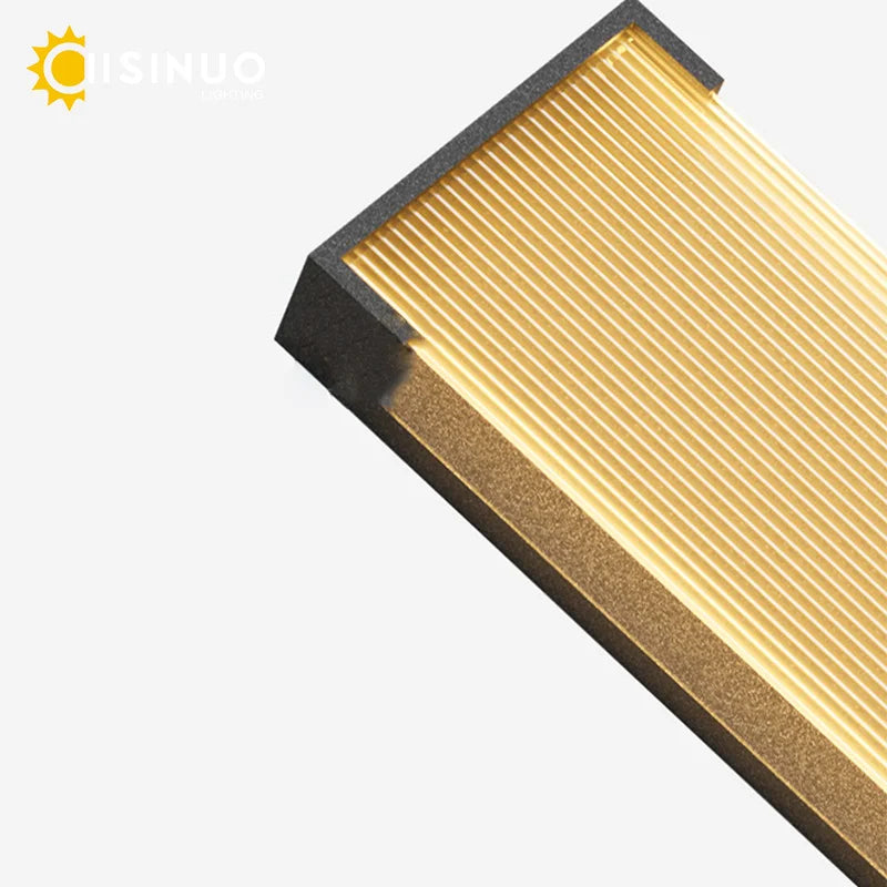 SolarSteel Wandlamp – Zonne-energie Buitenlamp in RVS - buitenverlichting - zijaanzicht