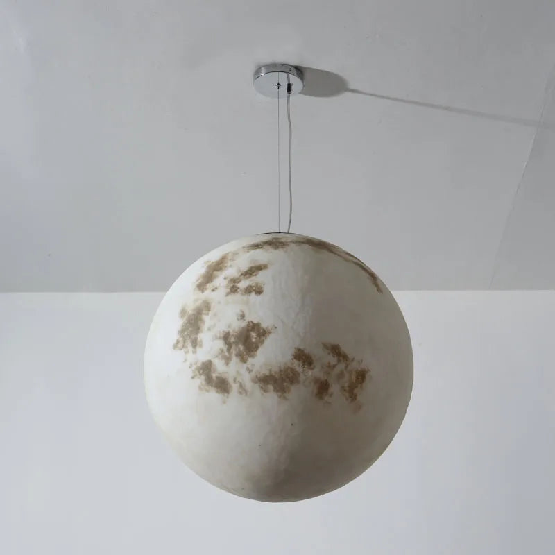 LunaNord – Scandinavische Volle Maan Hanglamp - hanglampen - zijaanzicht