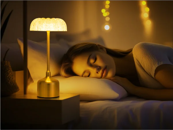 LumiVintage 3000 – Retro LED Tafellamp met Touchbediening en 3000mAh Oplaadbare Batterij
