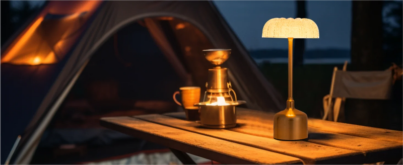 LumiVintage 3000 – Retro LED Tafellamp met Touchbediening en 3000mAh Oplaadbare Batterij