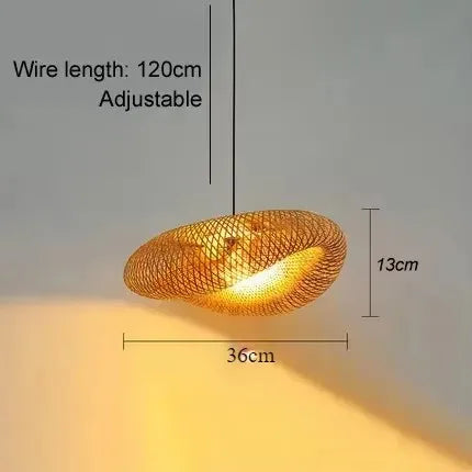 TropicalBreeze Bamboe Hanglamp - hanglampen