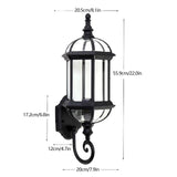 LUMIVINTA Retro Wandlantaarn Buiten