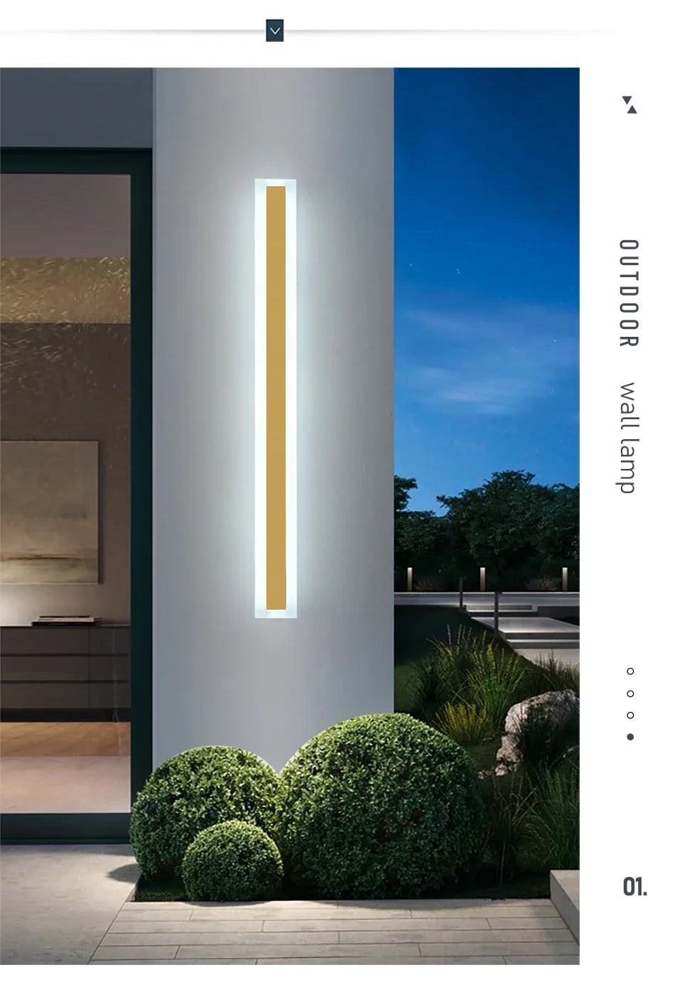 LumoFlex Villa – IP65 Waterdichte LED Wandlamp | Dimbare Buitenverlichting voor Tuin, Balkon & Gevel - buitenverlichting - ma