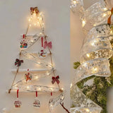 LumiRibbon Gouden Kerstlint Lichtslinger – 2M/5M/10M LED