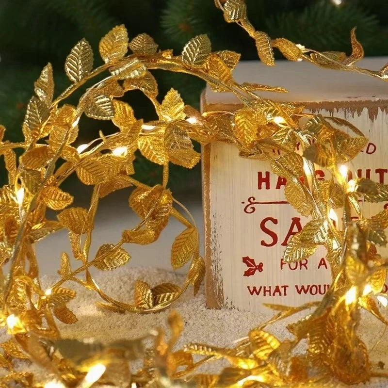AureaLeaf Gouden kerstverlichting