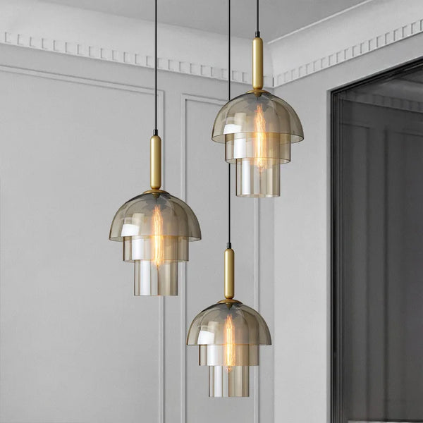 Luminova Vintage Champagne Hanglamp