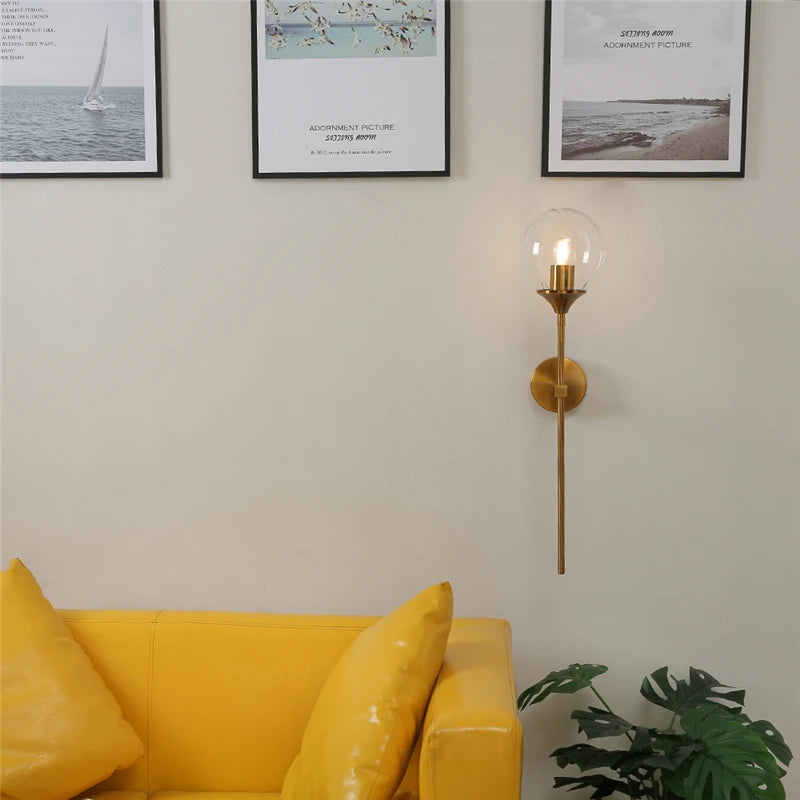 NordicGlow Moderne Gekleurde Glas Wandlamp - wandlamp - afmetingen