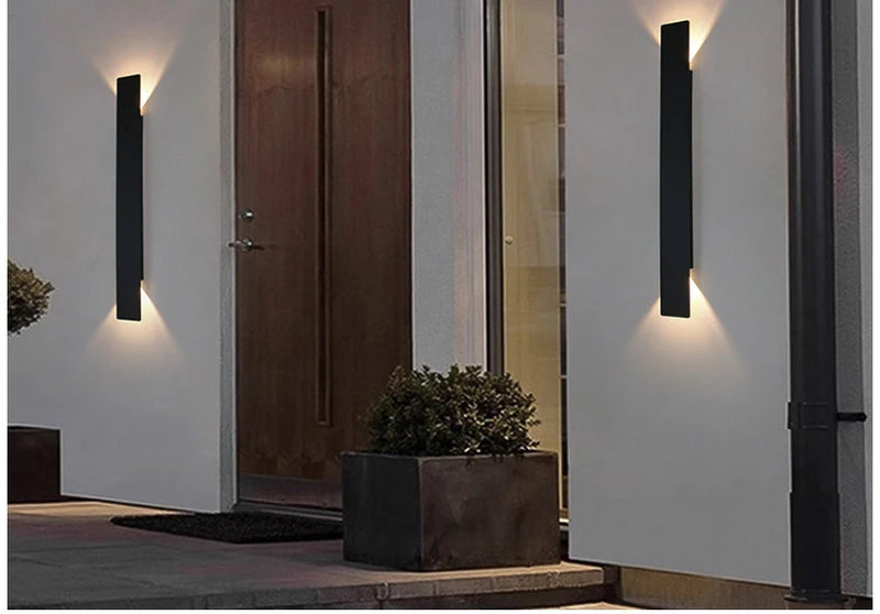 LumaShield Duo – LED Wandlamp Zwart & Wit