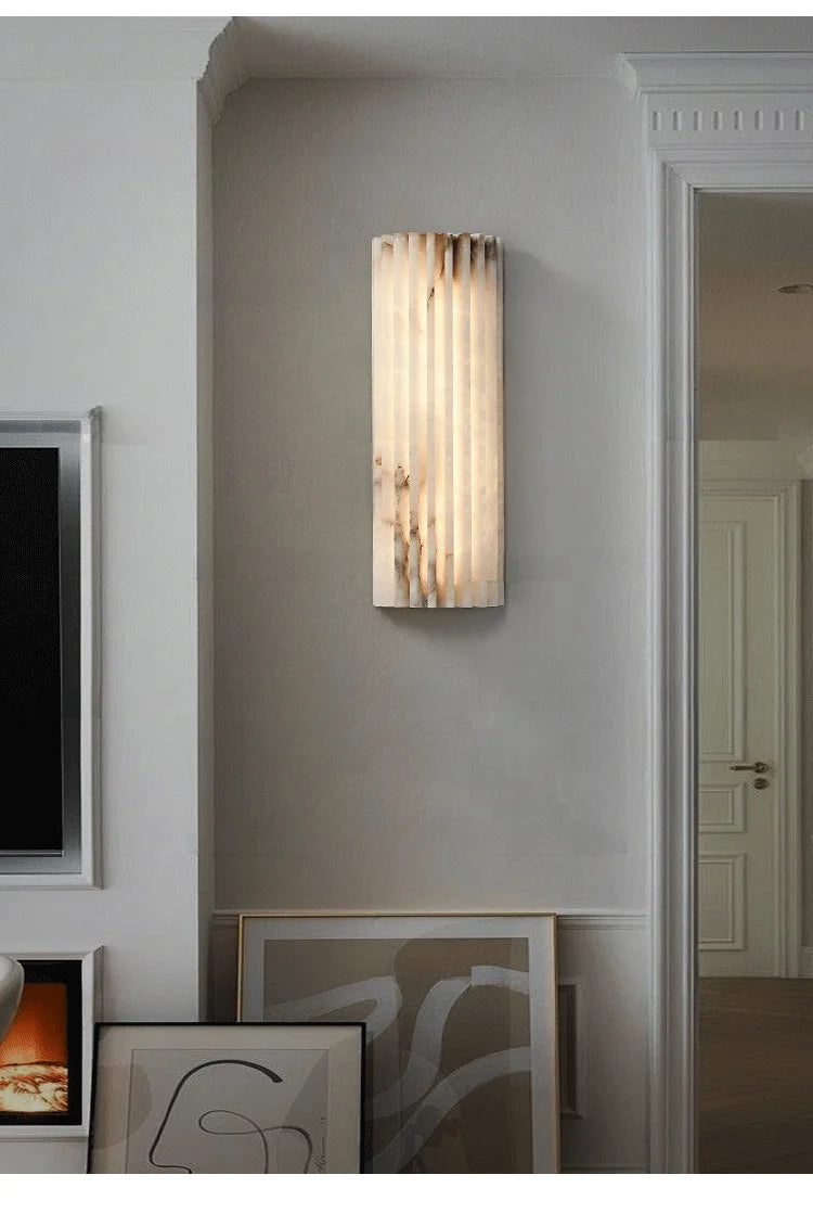 MarbellaLuce Moderne Marmeren Wandlamp - wandlamp - afmetingen