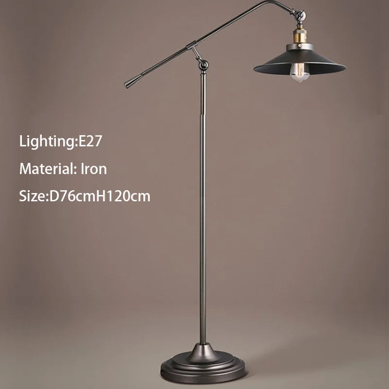 LUMIRÉTRO Moderne Retro Vloerlamp - vloerlampen - zijaanzicht