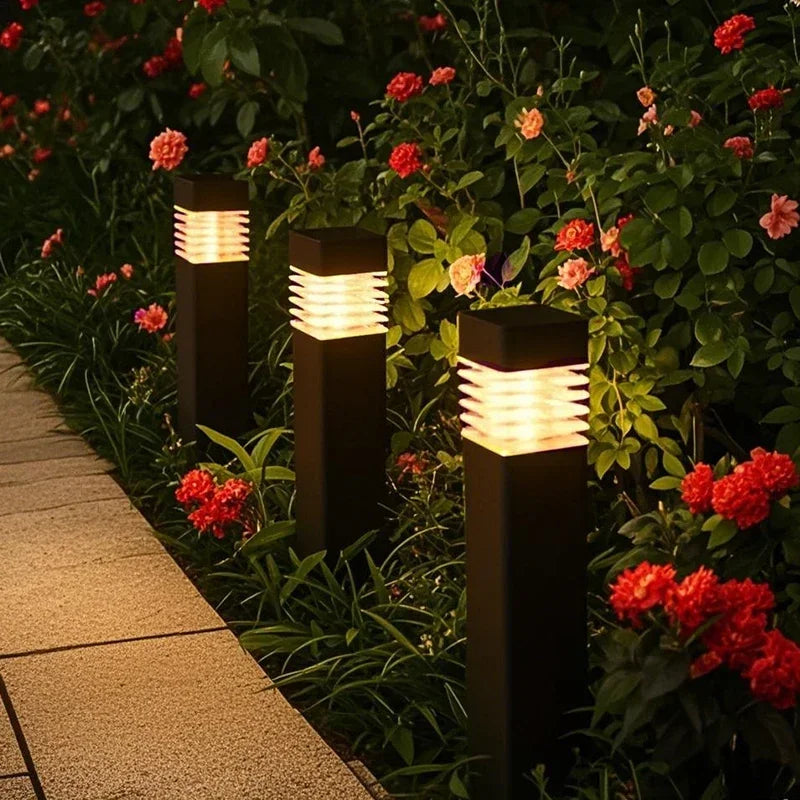 SolarLux Vierkante LED Grondlamp – IP65 Waterdicht - buitenverlichting - afmetingen