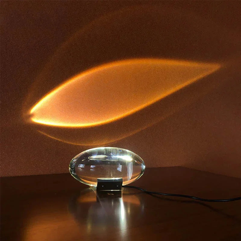 LumiVista Eye of the Sky Crystal LED Table Lamp