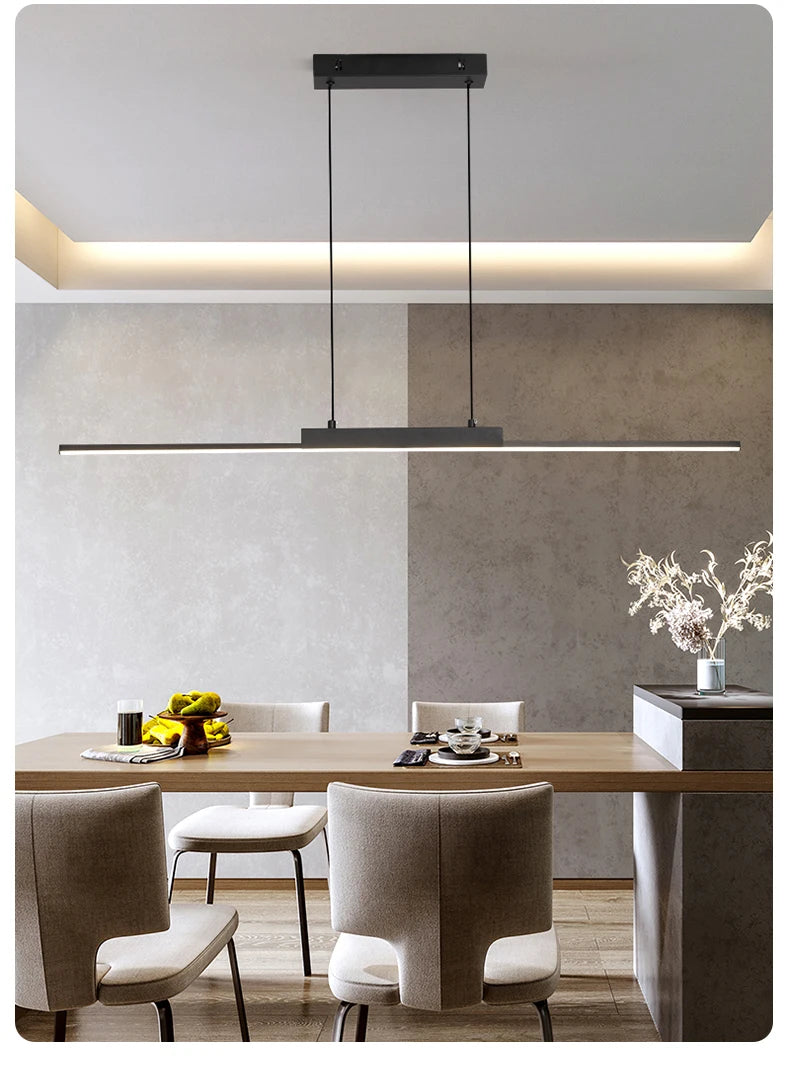 LineaLuxe – Moderne Hanglamp voor Eetkamer en Woonruimte