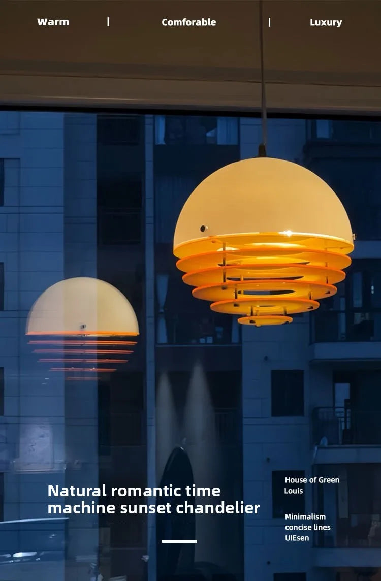 BauhausLinea Retro Minimalistische Hanglamp - plafondlamp - zijaanzicht