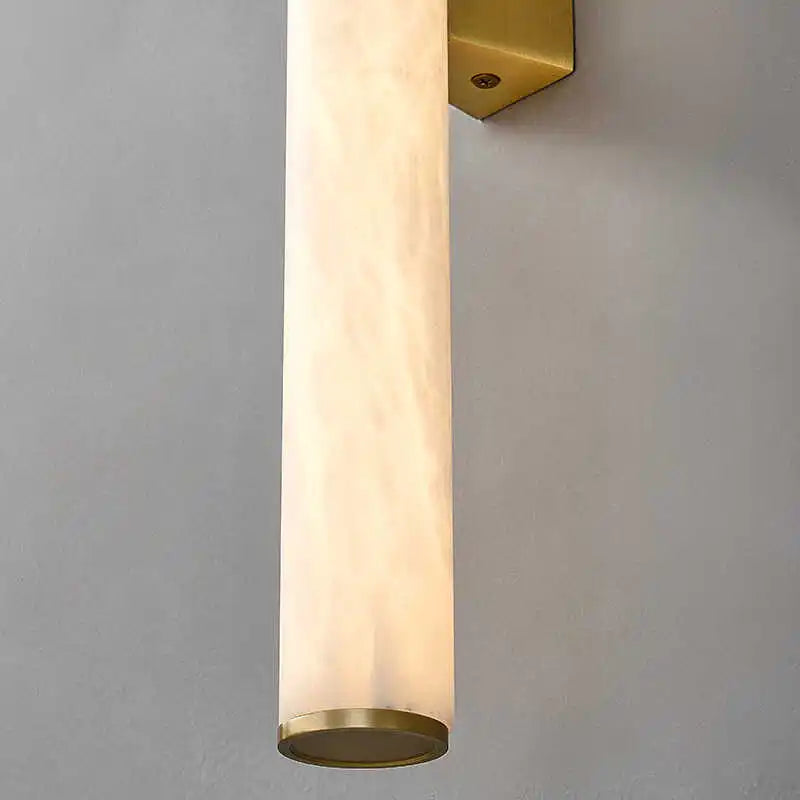 Auralis Lux – Minimalistische Wandlamp van Koper & Marmer