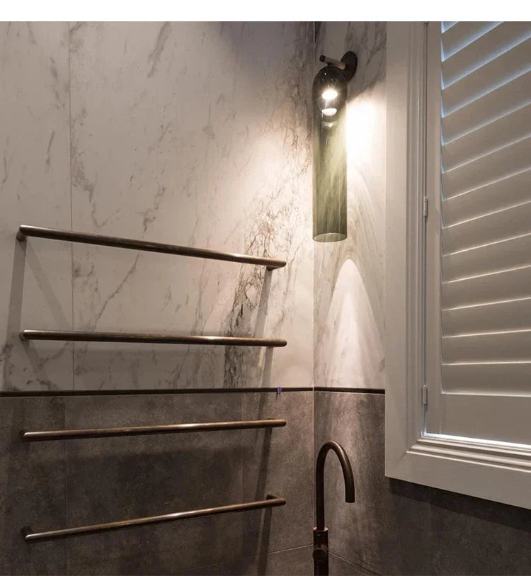 Luxe Moderne Wandlamp van Glas - wandlamp - detail