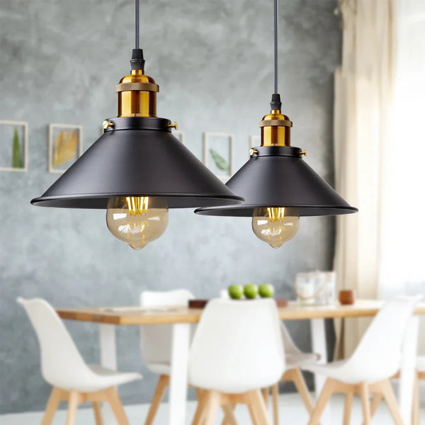 IronGlow Vintage LED Hanglamp – Retro Industriële Verlichting voor Keuken & Woonruimte
