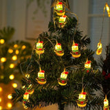 LumiJoy Kerst LED Slinger – Kerstboom, Sneeuwpop & Kerstman Lichtsnoer