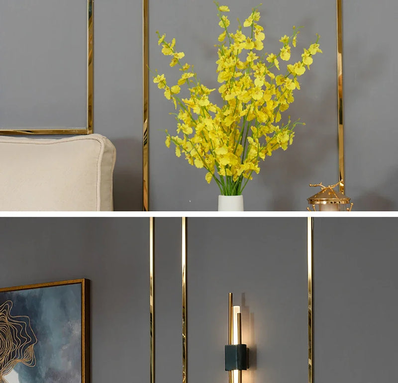 Modern Luxe Marmeren LED Wandlamp