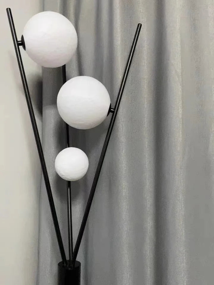 LunaGlow 3D Maan Vloerlamp – Elegante LED Tripod Lamp voor Woonkamer, Slaapkamer & Studieruimte - vloerlamp - in de kamer