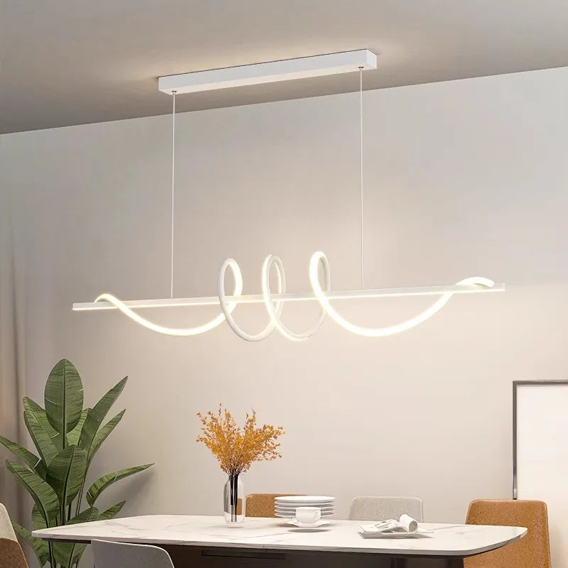 Moderne Dimbare LED Hanglamp - hanglampen - zijaanzicht